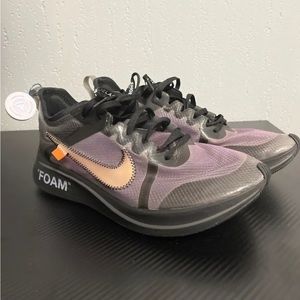Off white Nike zoom fly the ten black